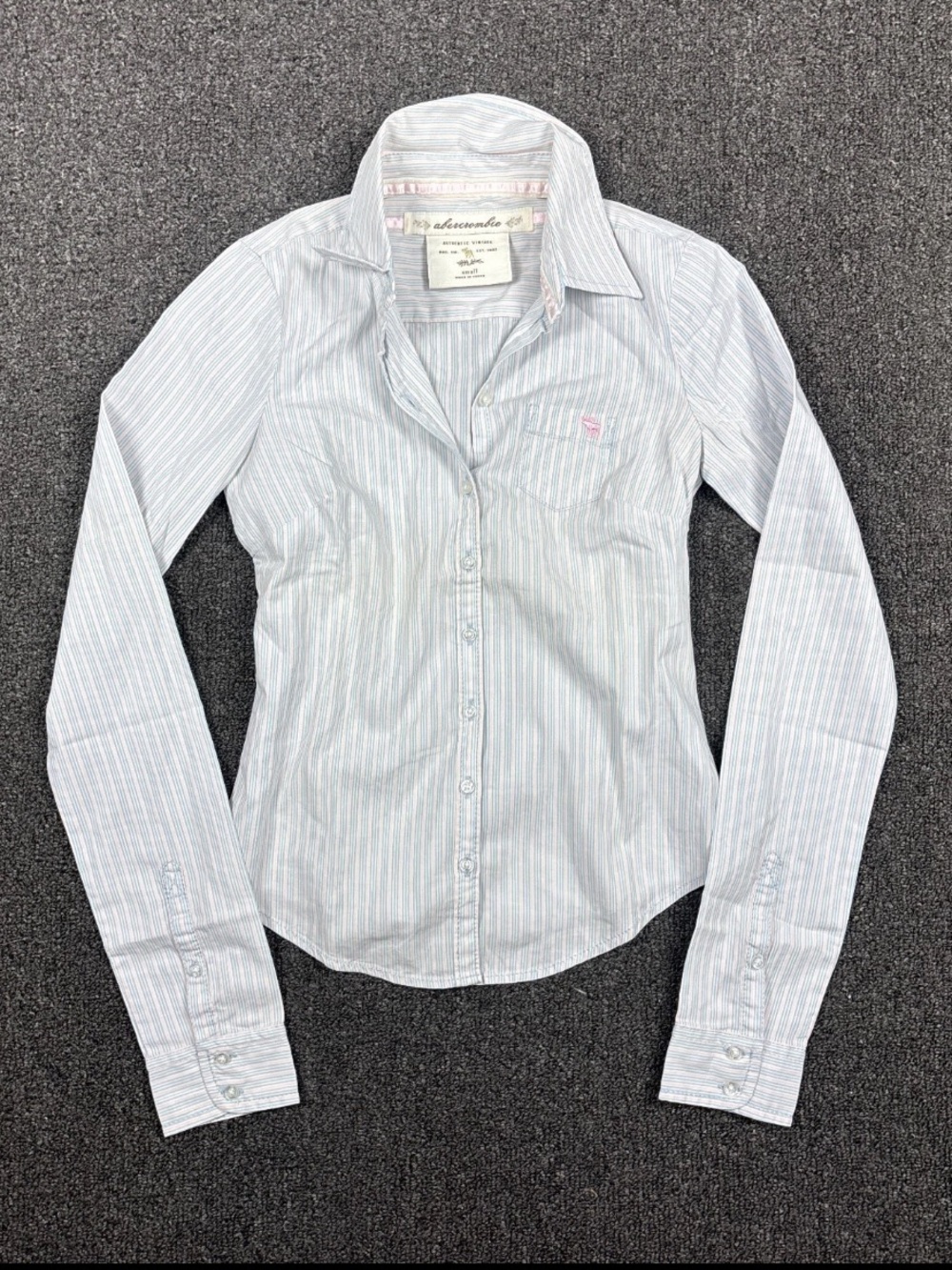 Rare vintage Abercrombie pinstripe shirt
